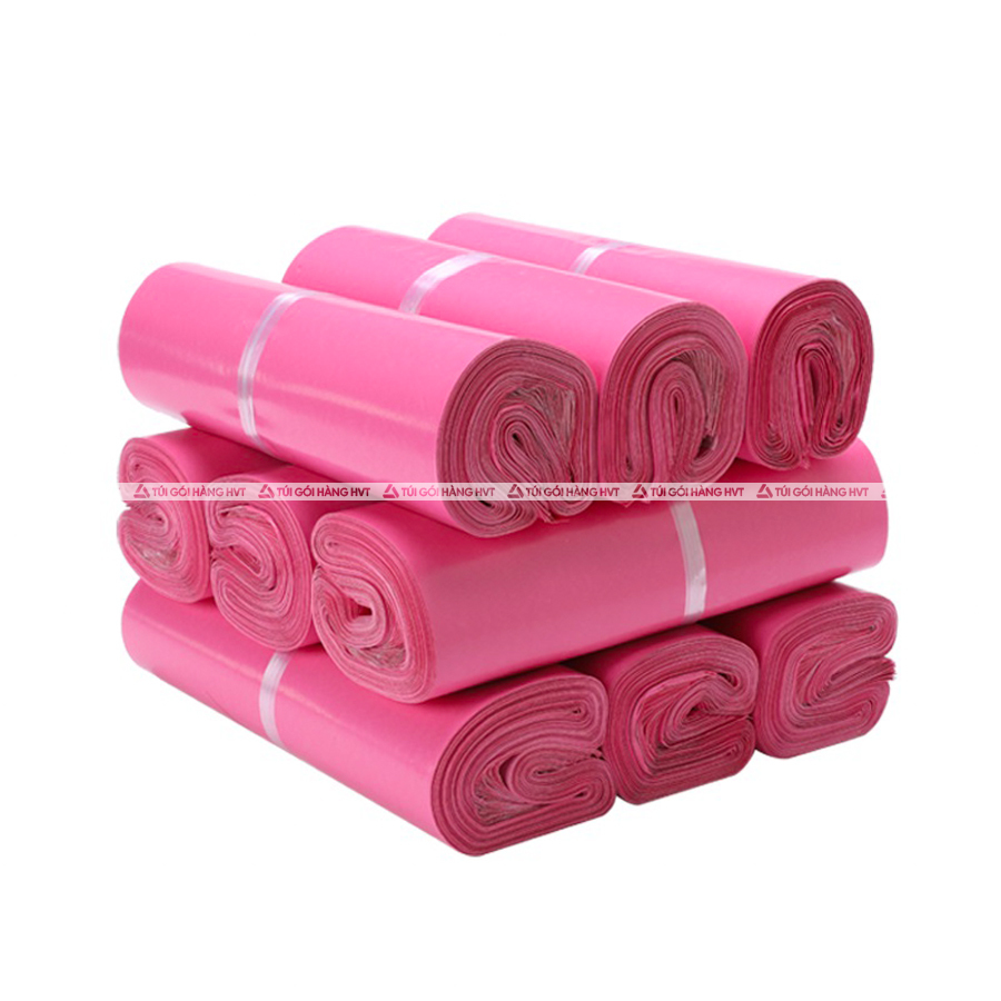 Túi gói hàng màu hồng 17*30 cm