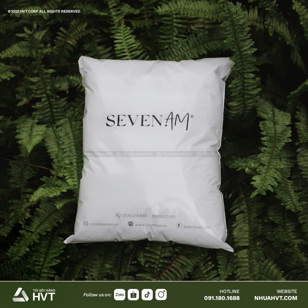 [SEVEN.AM x HVT] Đặt tin túi gói hàng niêm phong theo yêu cầu