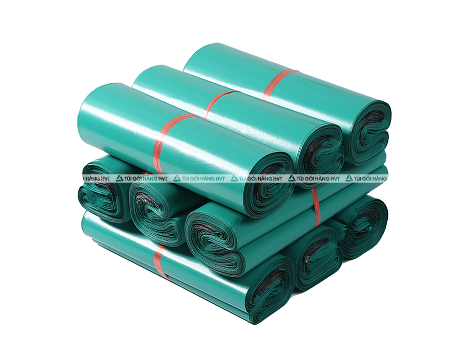 Túi gói hàng màu xanh ngọc 45x60 cm