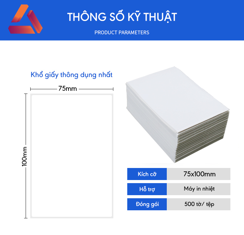 giấy in nhiệt 75x100 