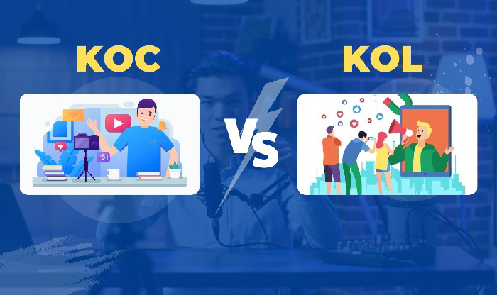 Sực khác biệt giữa KOL và KOC