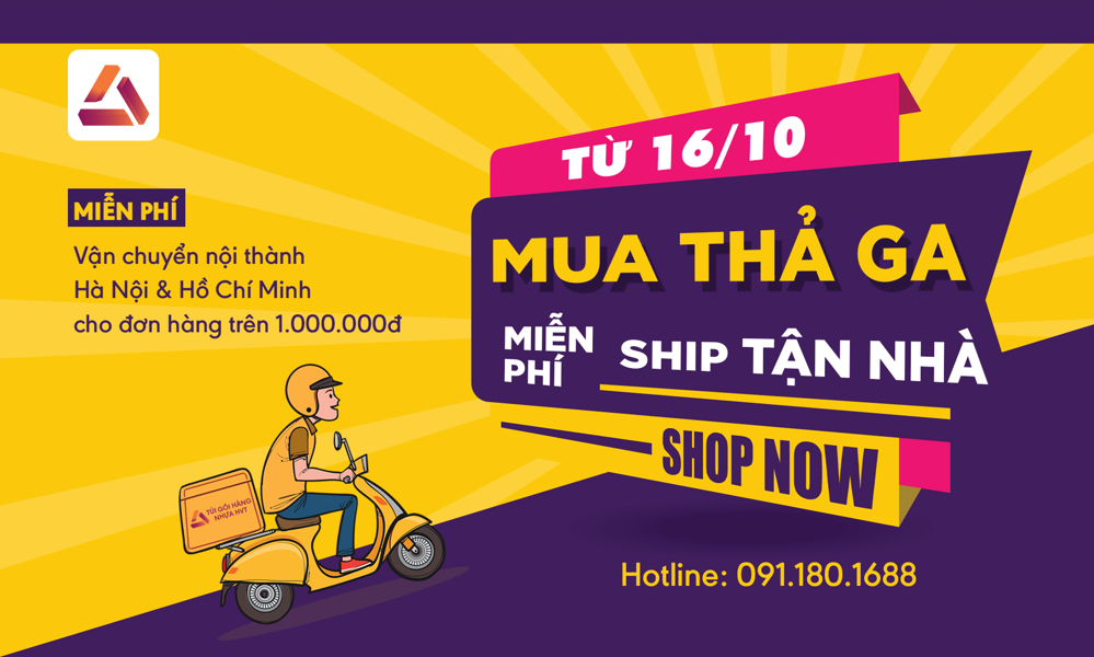 Chương trình freeship - Đặt hàng ngay để được miễn phí vận chuyển tận nhà